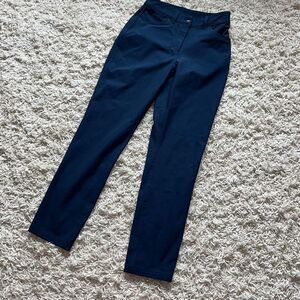 Lululemon Women's Navy Blue Zipper Work Dress Casual Pants 2